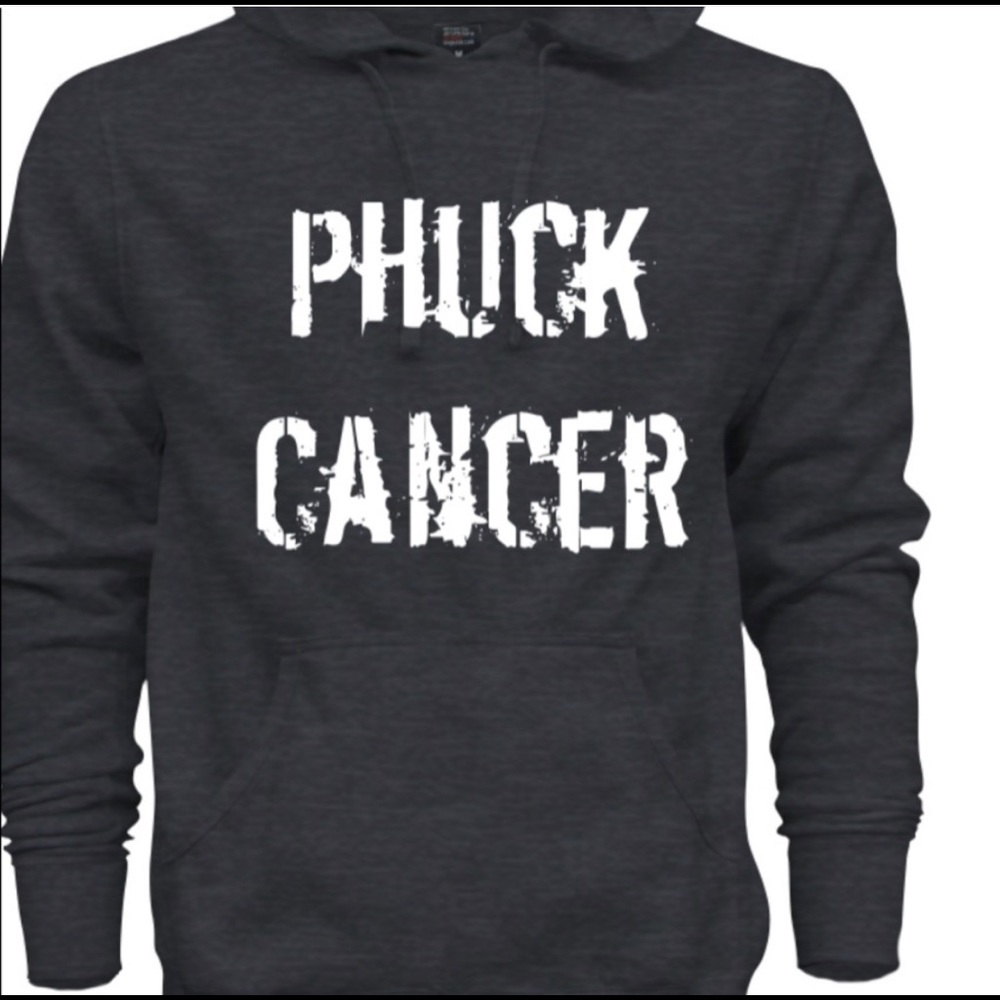 Phuck Cancer Hoodies! (Unisex) Dark Grey